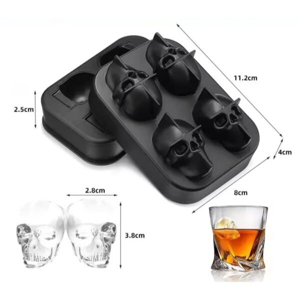 Kuru Kafa Şekilli Silikon Buz Kalıbı Şık Tasarımlı Fonksiyonel Ürün
