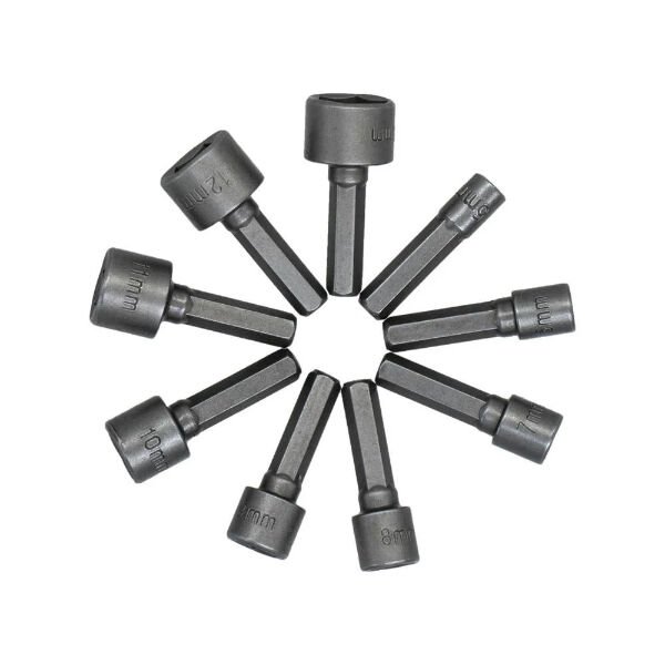 9 Parça Manyetik Somun Adaptörü Şık Tasarımlı Fonksiyonel Ürün