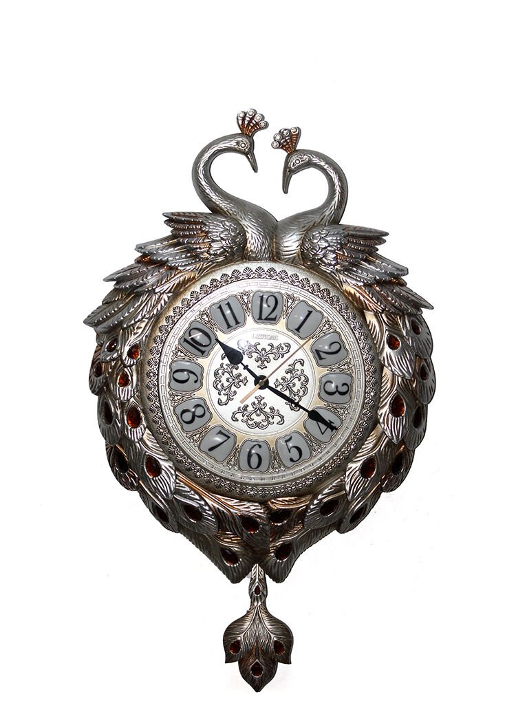 Tavuskuşu Duvar Saati Model 3 Şık Tasarımlı Fonksiyonel Ürün