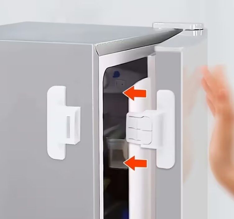 4 Adet Buzdolabı Çekmece ve Dolap Kapağı Çocuk Kilidi