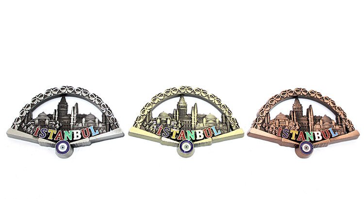 İstanbul Temalı Metal Magnet Model 2 Şık Tasarımlı Fonksiyonel Ürün