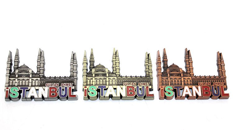 İstanbul Temalı Metal Magnet Model 5 Şık Tasarımlı Fonksiyonel Ürün