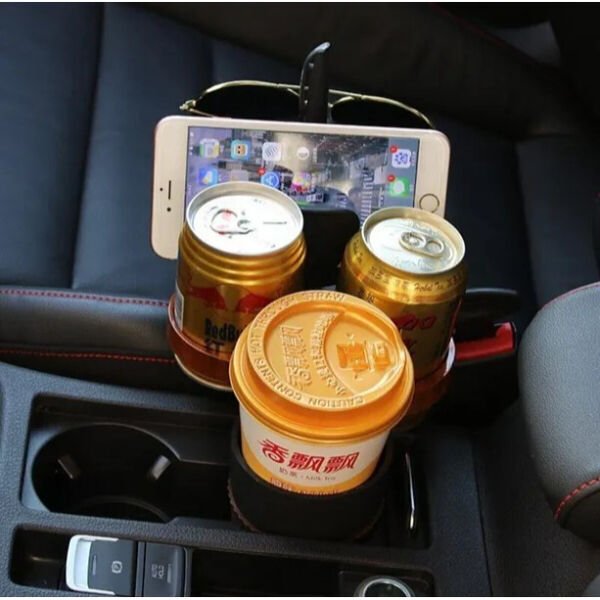 Ayarlanabilir Araç İçi Çoklu Bardak Tutacağı Şık Tasarımlı Fonksiyonel Ürün