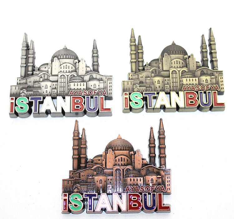 İstanbul Temalı Metal Magnet Model 6 Şık Tasarımlı Fonksiyonel Ürün