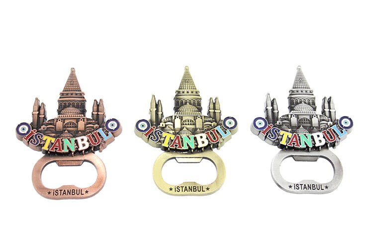 İstanbul Temalı Metal Magnet Ve Açacak Şık Tasarımlı Fonksiyonel Ürün