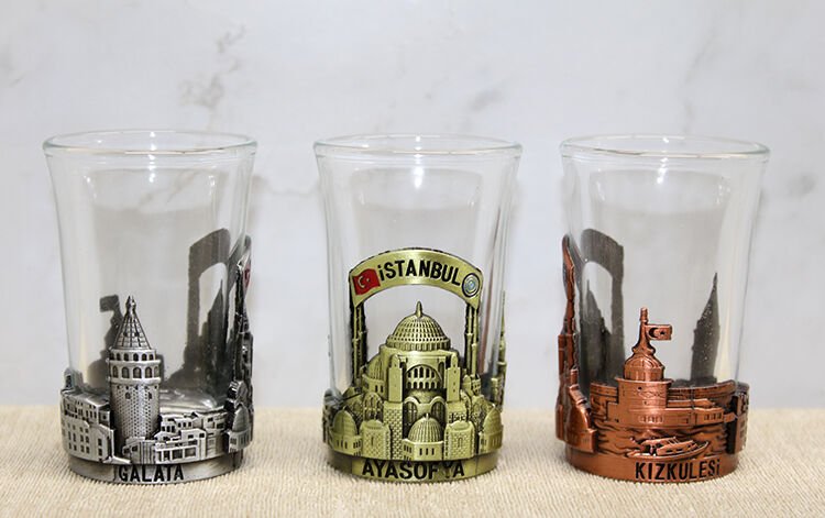 İstanbul Temalı Shot Bardak Şık Tasarımlı Fonksiyonel Ürün