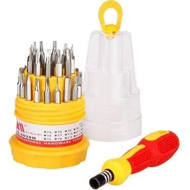 Yumurta Tornavida Seti 31 Parça Şık Tasarımlı Fonksiyonel Ürün