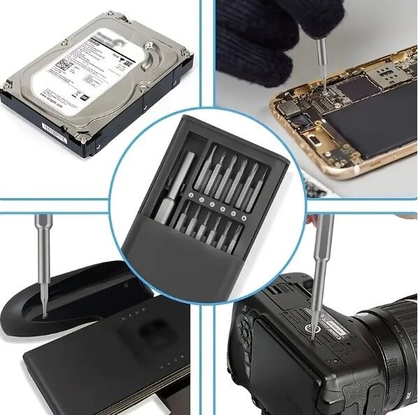 25 Parça Tornavida Seti Şık Tasarımlı Fonksiyonel Ürün