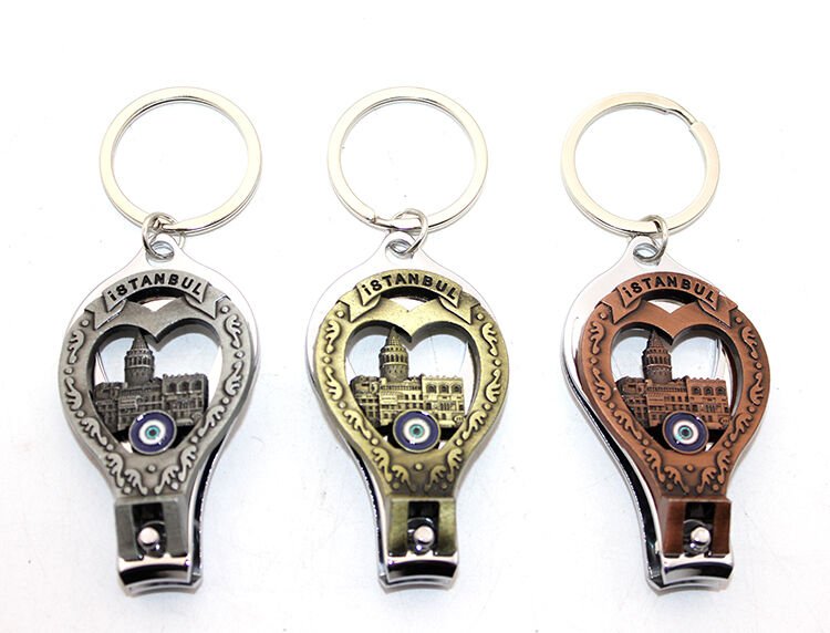 İstanbul Temalı Tırnak Makası Galata Tasarımlı Şık Tasarımlı Fonksiyonel Ürün