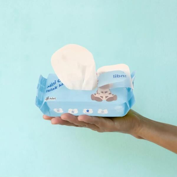 Mini Cep Islak Mendili Şık Tasarımlı Fonksiyonel Ürün