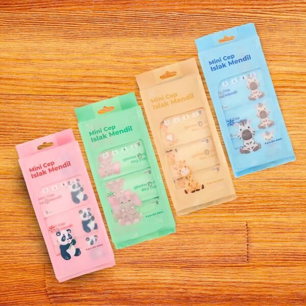 Mini Cep Islak Mendili Şık Tasarımlı Fonksiyonel Ürün