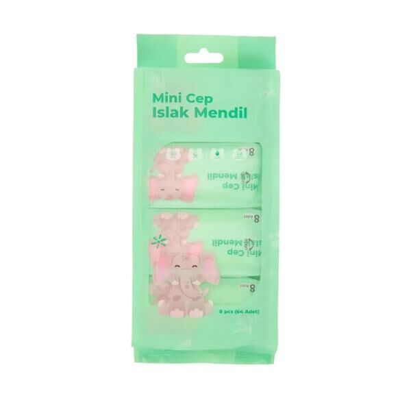 Mini Cep Islak Mendili Şık Tasarımlı Fonksiyonel Ürün