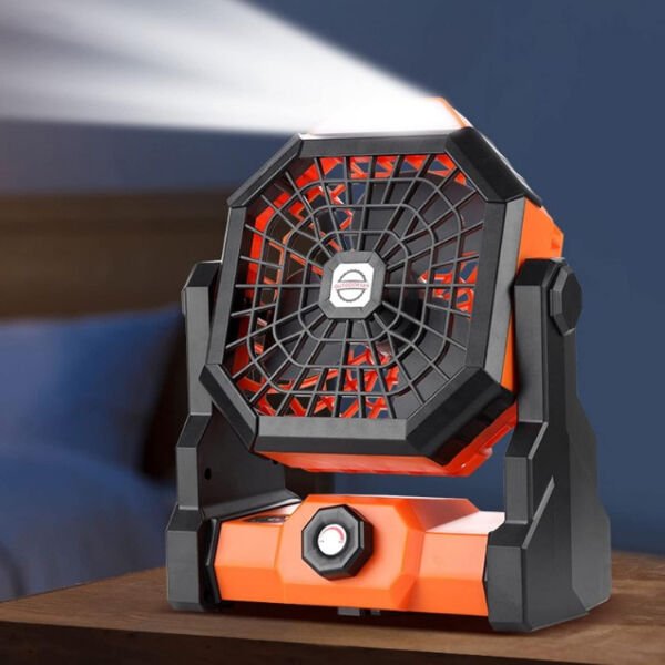 Mini Şarjlı Ledli Kare Fan Şık Tasarımlı Fonksiyonel Ürün