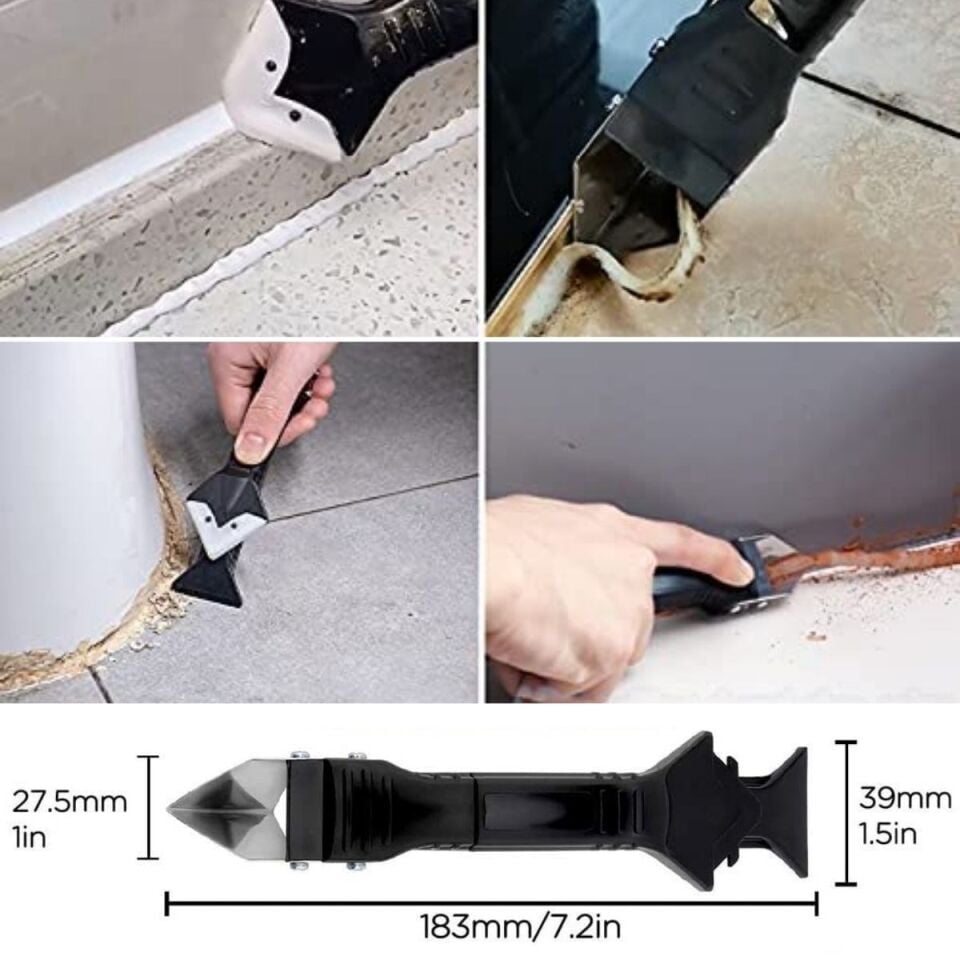 Fayans Derz Silikon Kazıyıcı Uygulayıcı Şık Tasarımlı Fonksiyonel Ürün