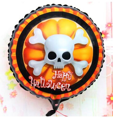 Halloween Kuru Kafa Folyo Balon 18 inç Şık Tasarımlı Fonksiyonel Ürün