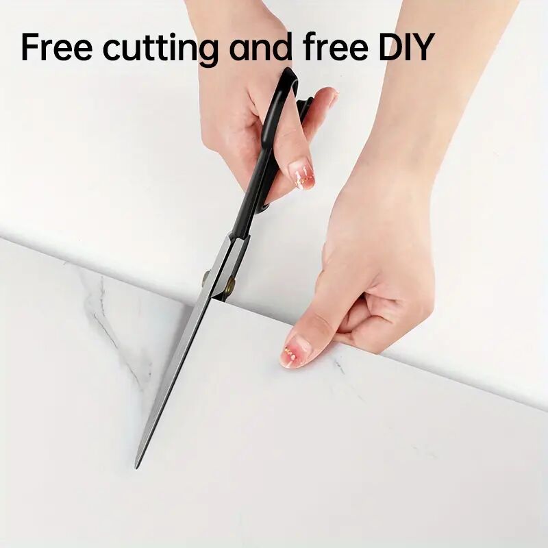 Vinil Beyaz Mermer Desenli Alüminyum Plastik Duvar Sticker Şık Tasarımlı Fonksiyonel Ürün