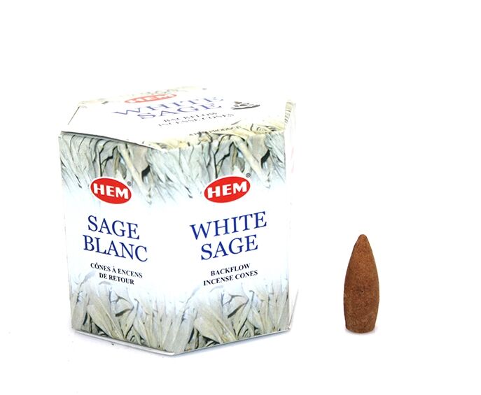 White Sage Aromalı Geri Akış Tütsü Şık Tasarımlı Fonksiyonel Ürün