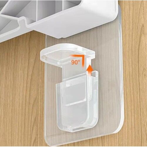 Yapışkanlı Raf Tutucu Seti 4 Adet Şık Tasarımlı Fonksiyonel Ürün