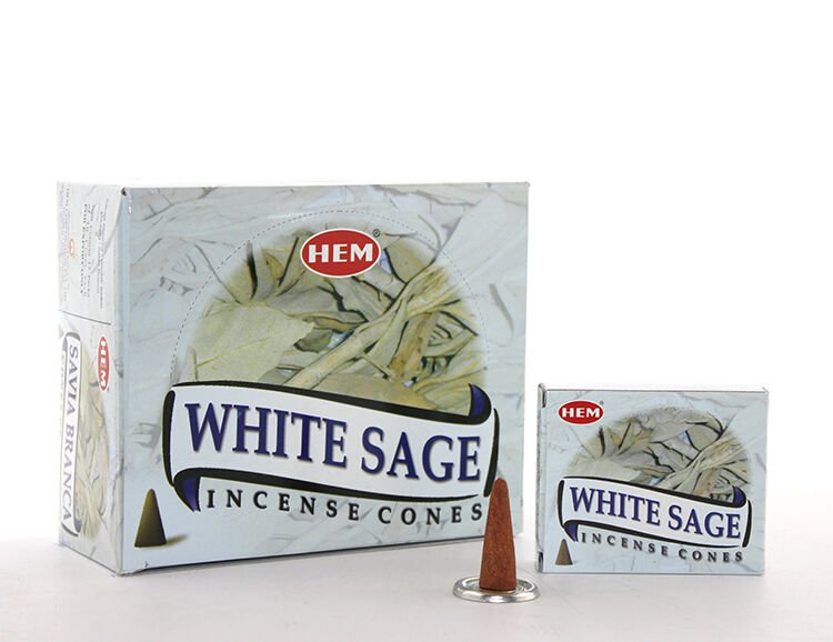 White Sage Aromalı Konik Tütsü Şık Tasarımlı Fonksiyonel Ürün