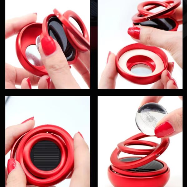 Solar 360° Dönen Araba Kokusu Şık Tasarımlı Fonksiyonel Ürün