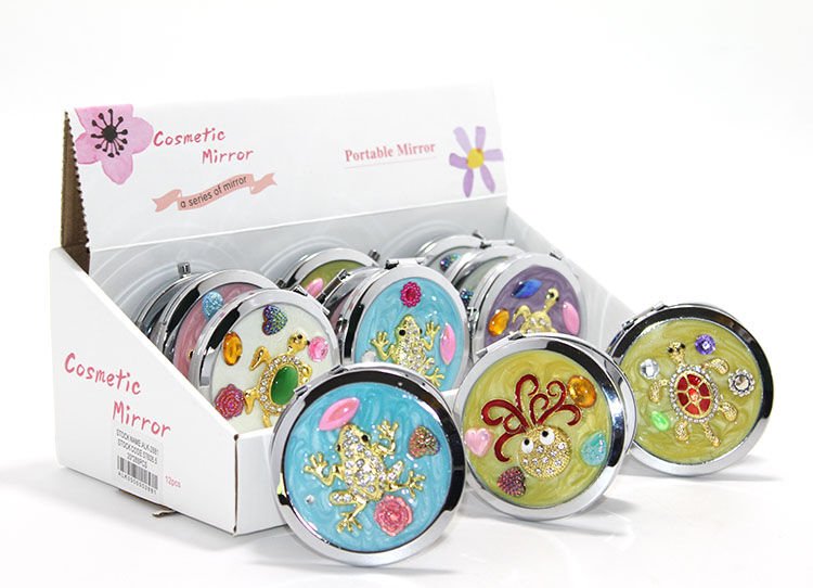 Kabartmalı Desenli El Aynası Şık Tasarımlı Fonksiyonel Ürün