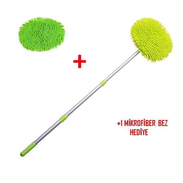 Yedek Bezli Mikrofiber Araba Yıkama Fırçası Şık Tasarımlı Fonksiyonel Ürün