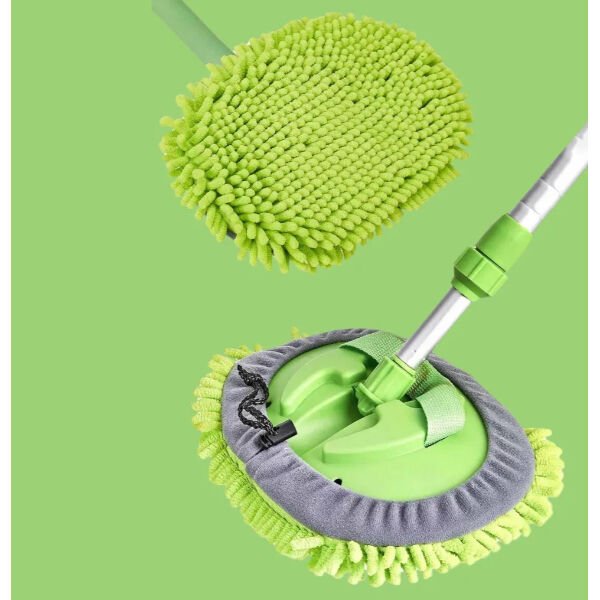 Yedek Bezli Mikrofiber Araba Yıkama Fırçası Şık Tasarımlı Fonksiyonel Ürün
