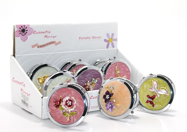 Kabartmalı Desenli El Aynası Model 2 Şık Tasarımlı Fonksiyonel Ürün