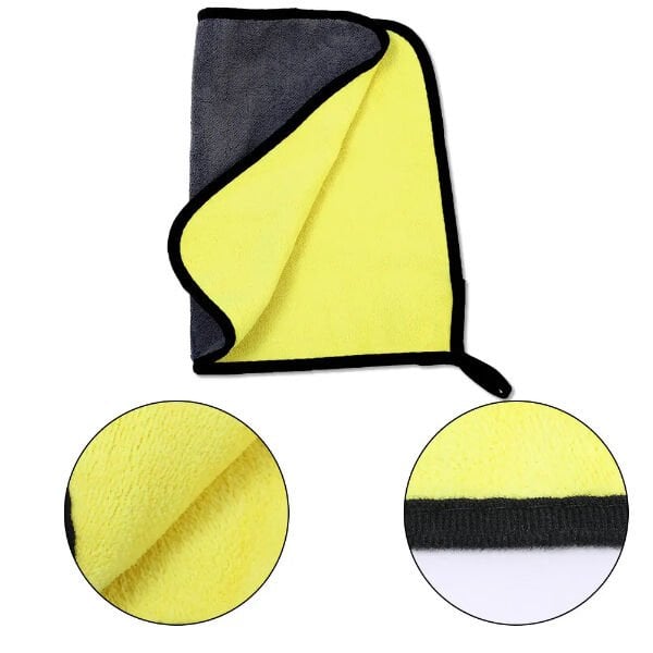 Yünlü Mikrofiber Araba Temizlik Bezi 50x70 cm Şık Tasarımlı Fonksiyonel Ürün