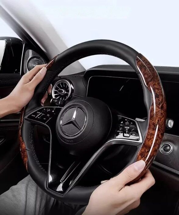 Ahşap Tasarımlı Direksiyon Simidi Koruma Kılıfı 2 li Şık Tasarımlı Fonksiyonel Ürün