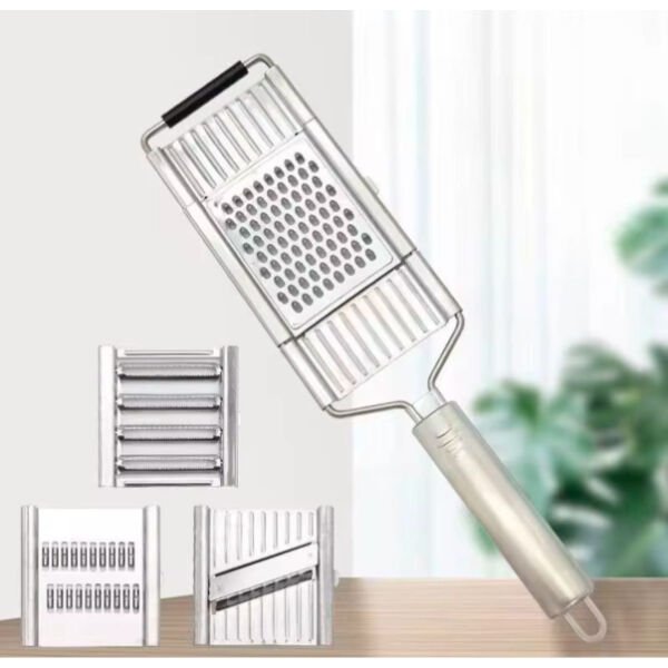 Paslanmaz Çelik 4'lü Set El Rendesi Şık Tasarımlı Fonksiyonel Ürün