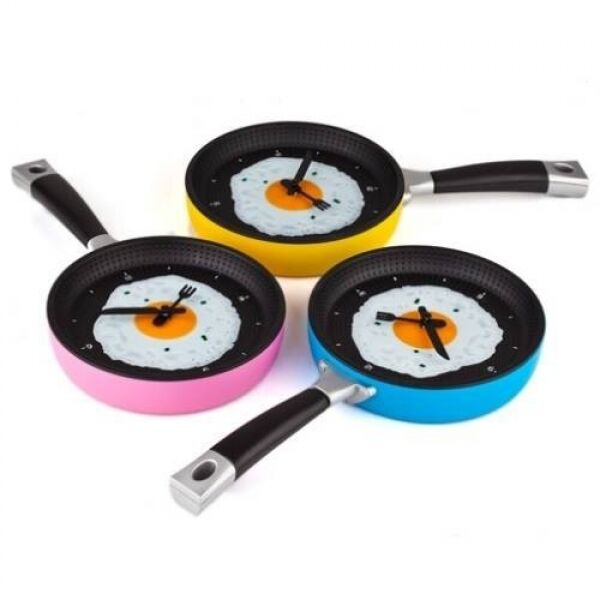 Yumurta Tavası Mutfak Saati Şık Tasarımlı Fonksiyonel Ürün