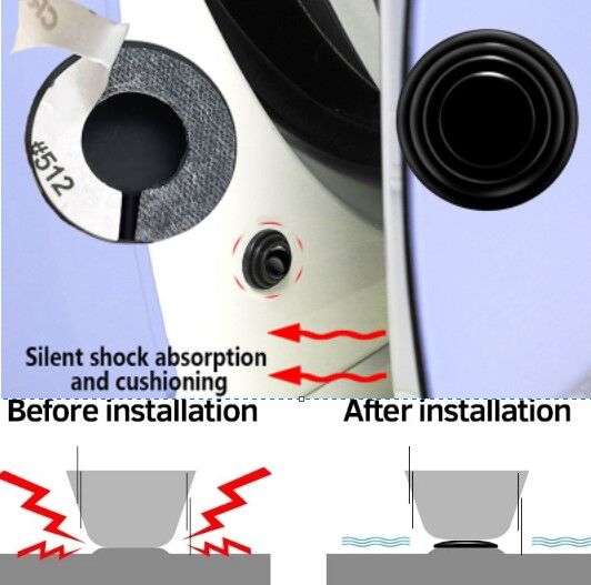Araba Kapısı Darbe Emici Pad Seti Şık Tasarımlı Fonksiyonel Ürün