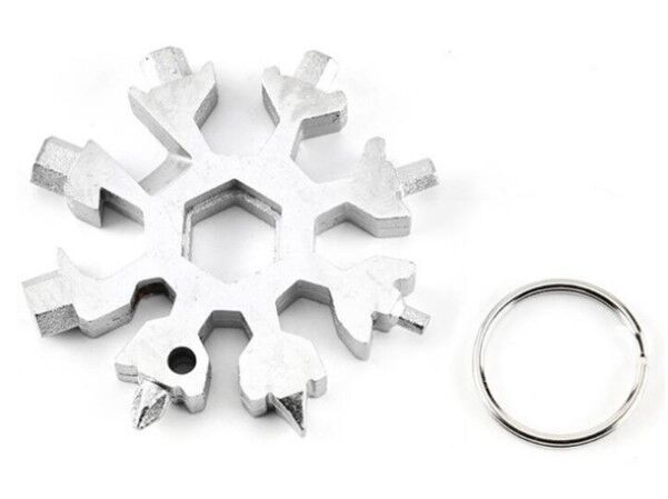 Kar Tanesi Çok Amaçlı Anahtarlık Açacak Şık Tasarımlı Fonksiyonel Ürün