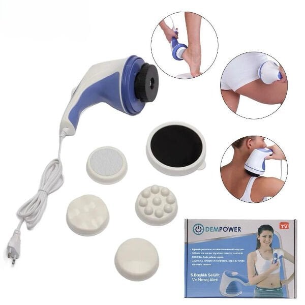 5 Başlıklı Selülit Ve Masaj Aleti Şık Tasarımlı Fonksiyonel Ürün