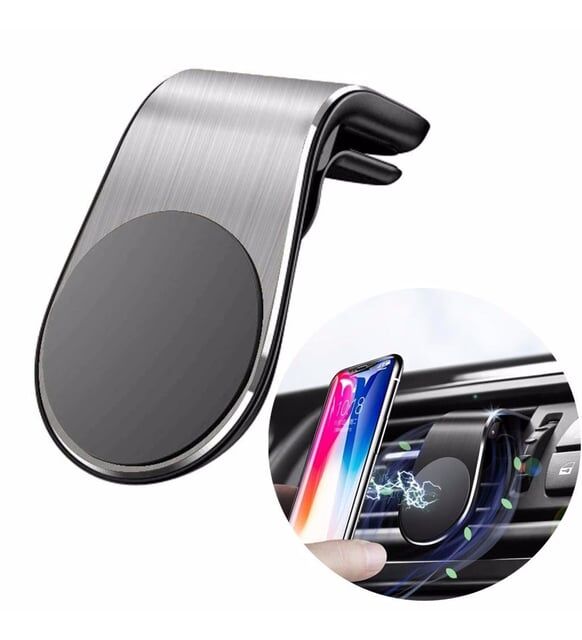 Araba Klimasına Takılan Mandallı Mıknatıslı Telefon Tutucu Şık Tasarımlı Fonksiyonel Ürün