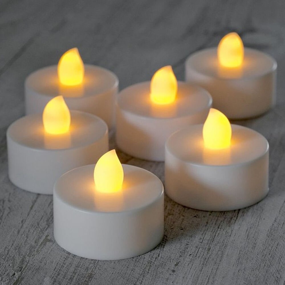 Pilli Tealight Mum Şık Tasarımlı Fonksiyonel Ürün
