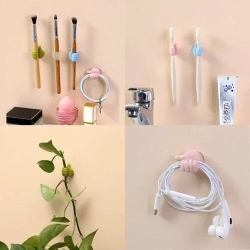 El Şeklinde Kablo Tutucu 10 Adet Şık Tasarımlı Fonksiyonel Ürün