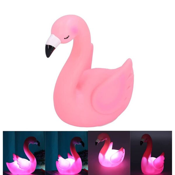 LED Işıklı Flamingo Masa Lambası Şık Tasarımlı Fonksiyonel Ürün