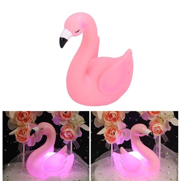 LED Işıklı Flamingo Masa Lambası Şık Tasarımlı Fonksiyonel Ürün