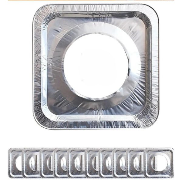 Folyo Ocak Koruyucusu 10'lu Paket Şık Tasarımlı Fonksiyonel Ürün