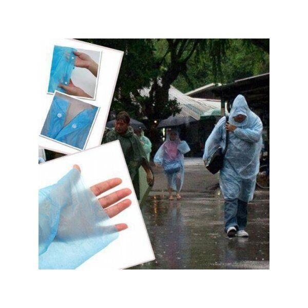 Tek Kullanımlık Yağmurluk Şık Tasarımlı Fonksiyonel Ürün