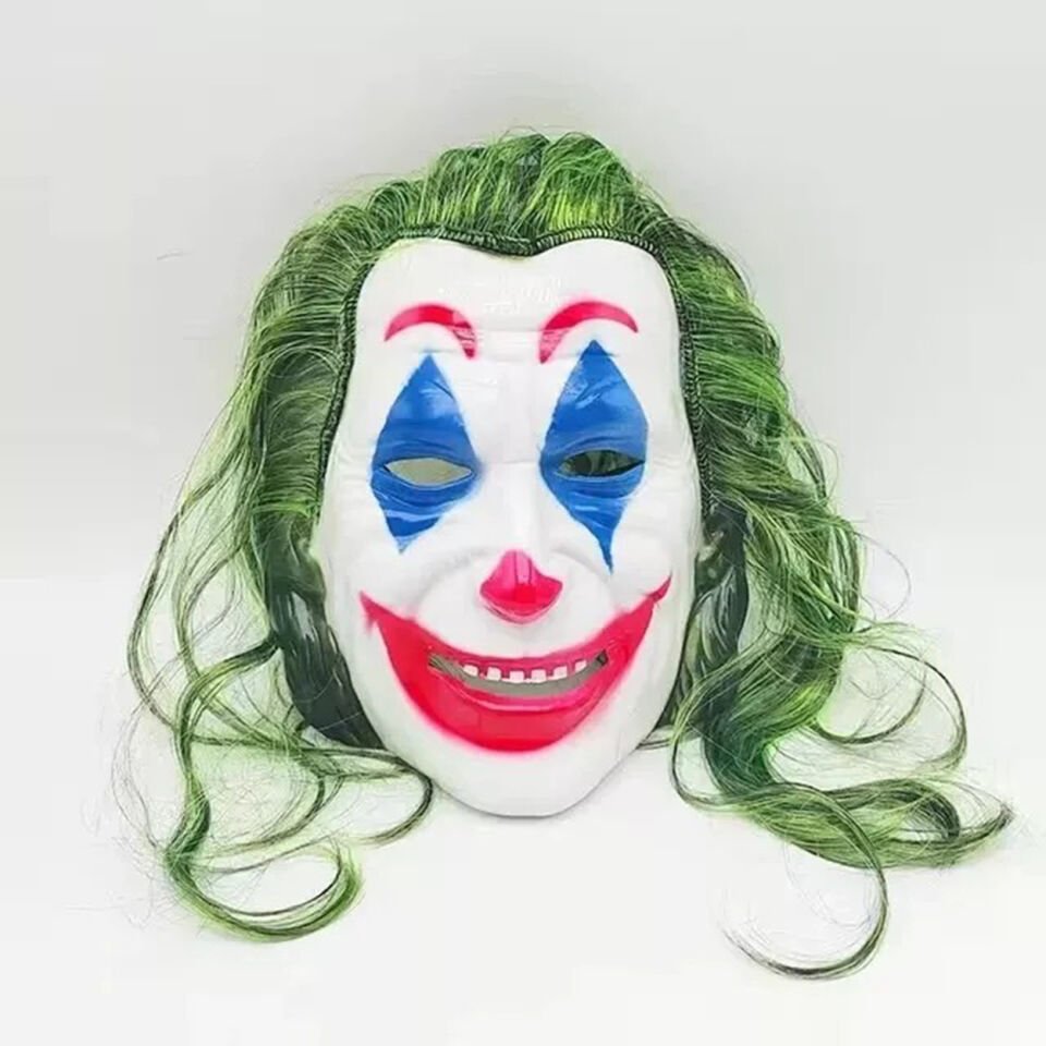 Joaquin Phoenix Joker Maskesi Yeşil Saçlı Şık Tasarımlı Fonksiyonel Ürün