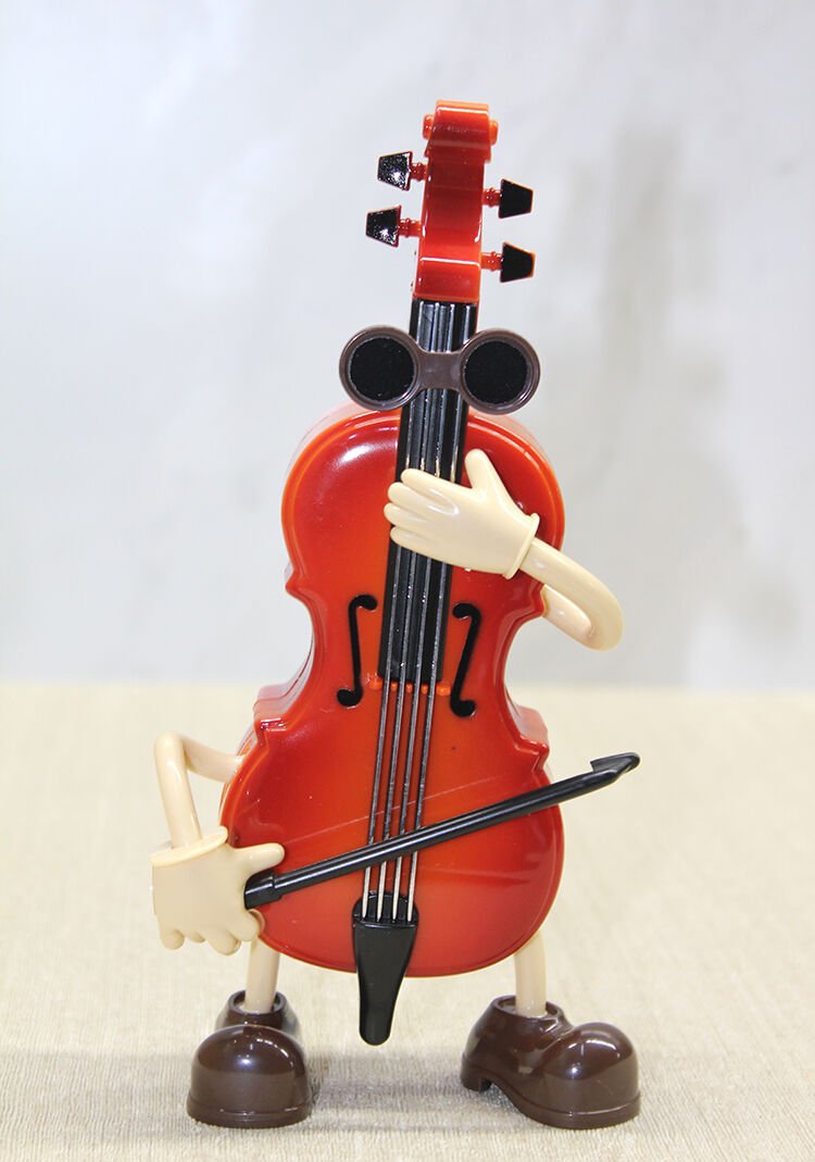 Keman Müzik Kutusu Eğlenceli Tasarım Şık Tasarımlı Fonksiyonel Ürün