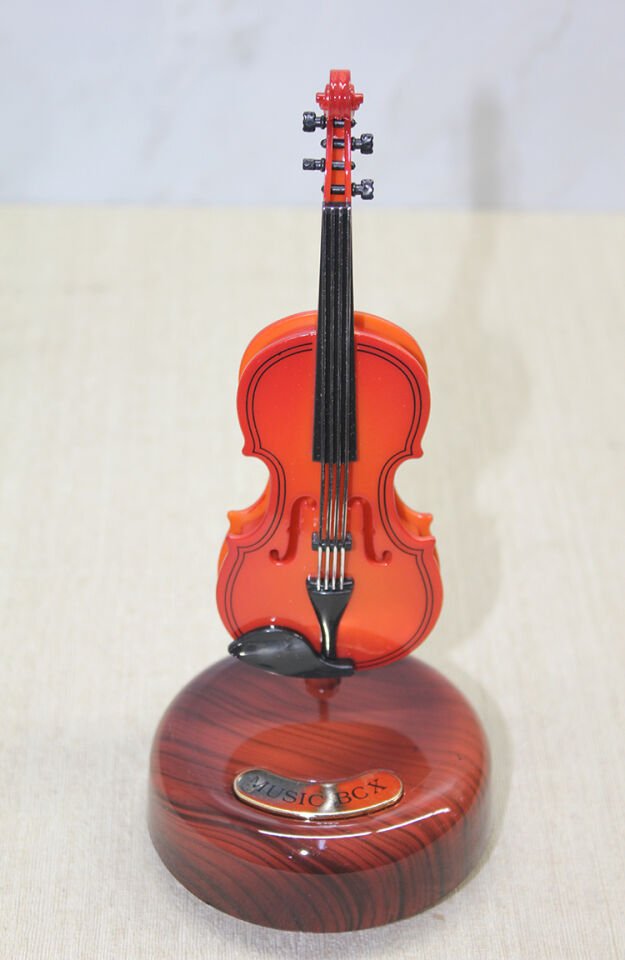 Keman Müzik Kutusu Model 1 Şık Tasarımlı Fonksiyonel Ürün