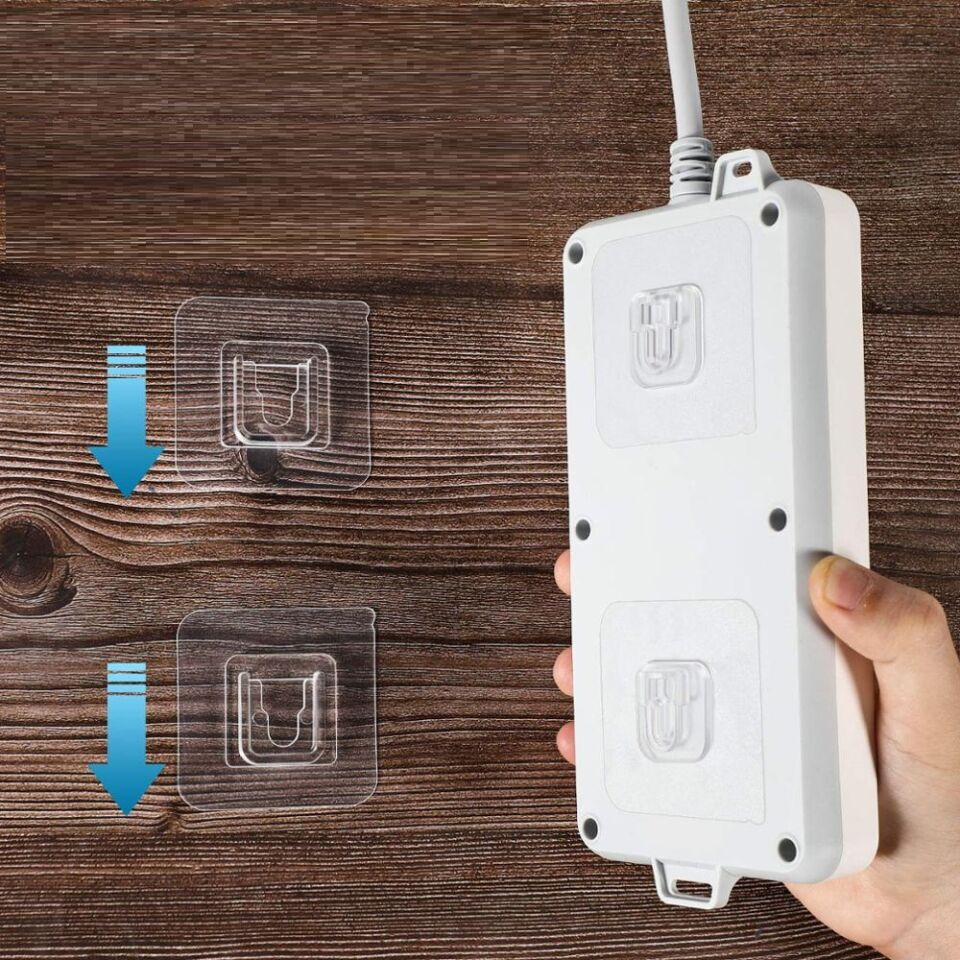 Geçmeli Klips Eşya Sabitleme Askısı 5 Set Şık Tasarımlı Fonksiyonel Ürün