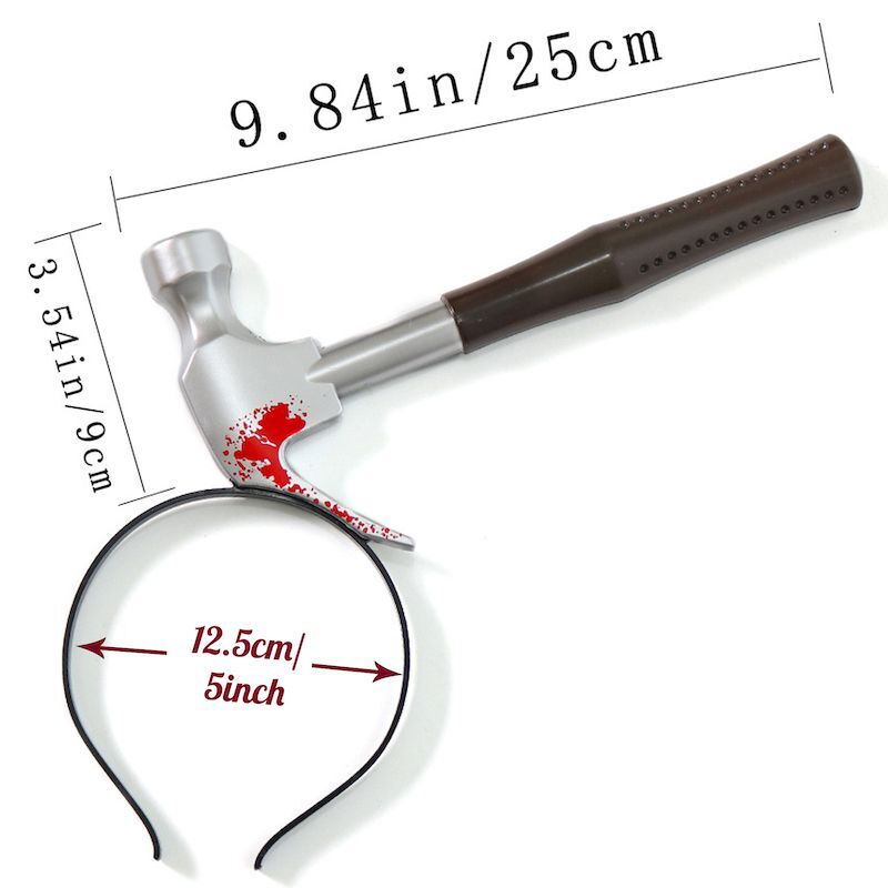 Kafaya Saplanmış Kahverengi Saplı Çekiç Şaka Tacı Şık Tasarımlı Fonksiyonel Ürün