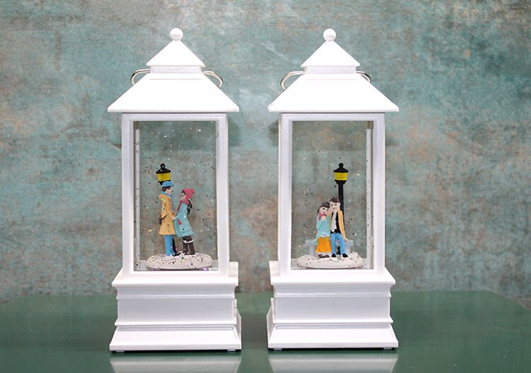 Kış Masalı Tasarımı Işıklı Müzikli Kar Küresi Şık Tasarımlı Fonksiyonel Ürün