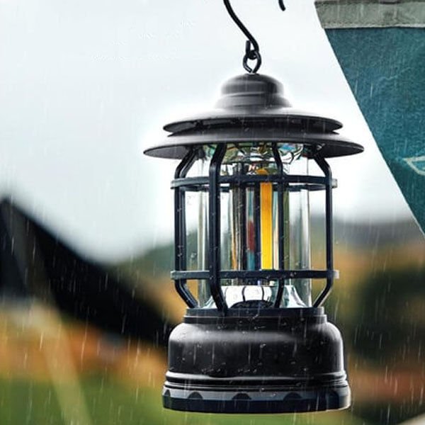 Retro LED Kamp Lambası Şık Tasarımlı Fonksiyonel Ürün