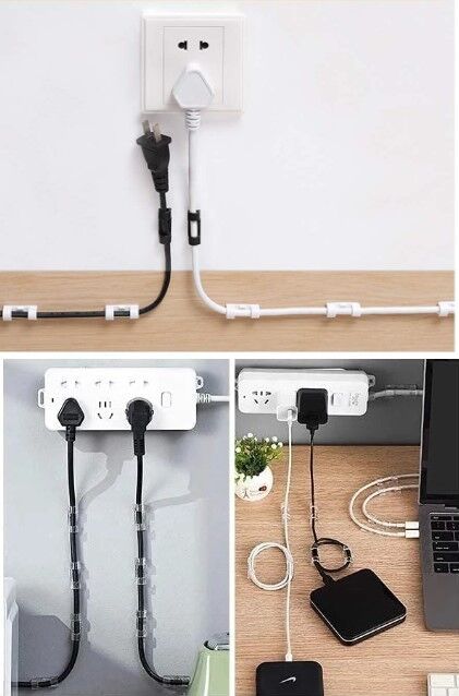 Kablo Sabitleyici Klips Seti 20 Adet Şık Tasarımlı Fonksiyonel Ürün